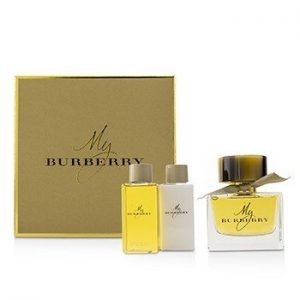 BURBERRY My Burberry Coffret: Eau De Parfum Spray 90ml + Body Lotion 75ml + Bathing Gel 75ml Ladies