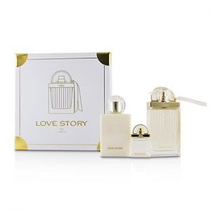 CHLOE Love Story Coffret: Eau De Parfum Spray 75ml + Perfumed Body Lotion 100ml + Eau De Parfum 7.5ml Ladies