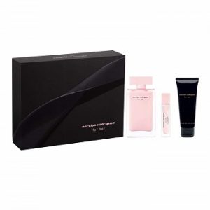 Narciso Rodriguez For Her Set: EDP 100ml,Shower Gel 75ml,Body Lotion 75ml