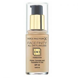 MAX FACTOR All Day Flawless 3-in-1 Foundation 30ml #60 Sand